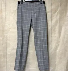 ユニクロ EZYアンクルパンツ チェック柄 M