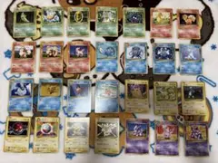 1996年発売旧裏初版スターターポケモンカードまとめ売りマークなし