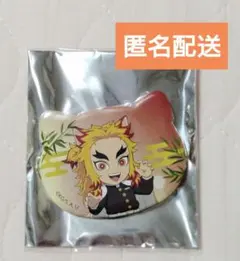 鬼滅の刃　特別任務発生！ナンジャタウンニ潜入セヨ！煉獄杏寿郎ねこ型缶バッジ