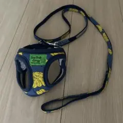 美品　Lamzy 犬用ハーネス リード セット　バナナ柄のサムネイル