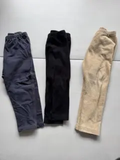 ユニクロ 90 パンツ 長ズボン 3点セット UNIQLO ボトムス デニム
