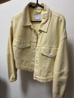 Bershka イエローデニムジャケットのサムネイル