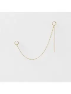 agete アガット K10 チャーム 片耳用 13200円