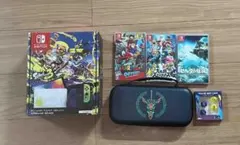 Switch有機EL スプラ3 ケース ソフト3本付