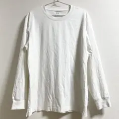 [UNIQLO] エアリズムコットンUVカットクルーネックT(長袖) Lサイズ