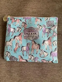 PAUL & JOE 馬プリント ポーチ