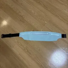 【最終値下げ　2月末で処分】 ライトブルー ウエストポーチ 3ポケット