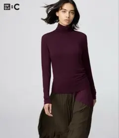 新品未開封　UNIQLO ヒートテックカシミヤブレンドタートルネック