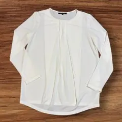 【美品】マッキントッシュ　ロンドン　カットソー　ブラウス　長袖ホワイト