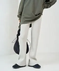 ニットジョガーパンツ