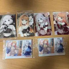 紫雲 清夏 葛城 リーリヤSR ウエハース 2弾3弾 学マス カード　6枚セット