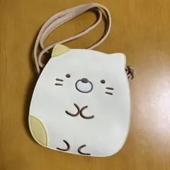 すみっコぐらし　ねこ ベージュ　ショルダーバッグ　ポシェット