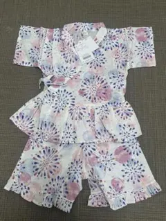 【新品未使用】アプレレクール　甚平　120