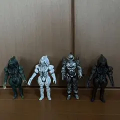 仮面ライダーカブト　ワームソフビ　4種類セット　スコルピオワーム