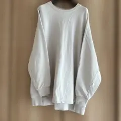 ライトグレー オーバーサイズ スウェット