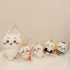 ✨お顔厳選✨ちいかわらんど うきうきマスコット　ちいかわ　ぬいぐるみ　5点セット