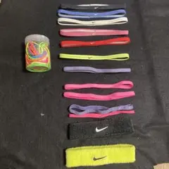 NIKEとアンダーアーマンのヘアバンド　ヘアゴム