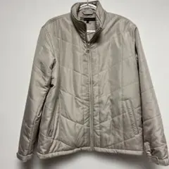 ブリティッシュカーキ　スポーツ　グレー キルティング ジャケット　Lサイズ