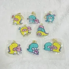カナヘイの小動物　ゆるっとダイナソー　アクリルキーホルダーガチャ　ピスケとうさぎ