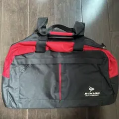 未使用　DUNLOP ボストンバッグ 黒/赤のサムネイル