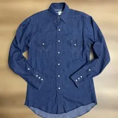 90's Wrangler デニムウエスタンシャツ