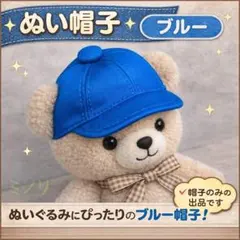 ぬい服 帽子 10cm 15cm キャップ ドール ぬいぐるみ 着せ替え 無地