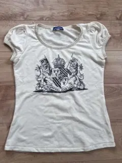美品 バーバリー ブルーレーベル Tシャツ カットソー 半袖シャツ ホース刺繍 BURBERRY BLUE LABEL バーバリーブルーレーベル ホースロゴ刺繍 ノバ