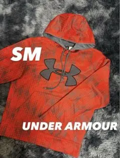 UNDER ARMOUR オレンジ パーカー SM