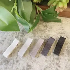 ベビーヘアクリップ✩.*˚2本セット✩.*˚モノトーン