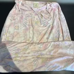 pique フラワープリント ノースリーブワンピース Fサイズ