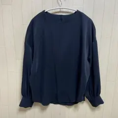 ROPÉ PICNIC トップス ネイビー ブラウス