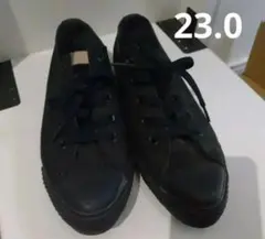 コンバース　ALL STAR ブラック ローカット スニーカー　23