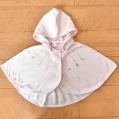 familiar　ファミリア　ベビーポンチョ60〜90cm フード　マント　クマ