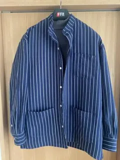 た*ん様 sacai 20ss ストライプ リバーシブル シャツブルゾン - メルカリ