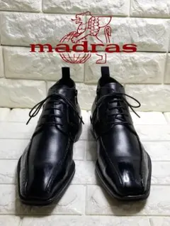 madras マドラス レースアップブーツ 26.0cm　黒のサムネイル