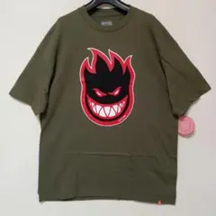 SPITFIRE STICKERスピットファイヤー新品未使用Tシャツ半袖カーキL