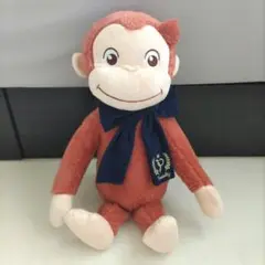 おさるのジョージ　ぬいぐるみ　リボン