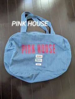 PINK HOUSE大きめバッグ(ヒッコリー)美品のサムネイル