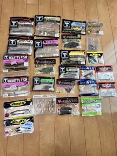 バス釣り引退セット　ワーム　ジャッカル　他