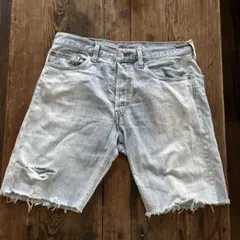 Levi's 501ライトブルー デニムショートパンツ