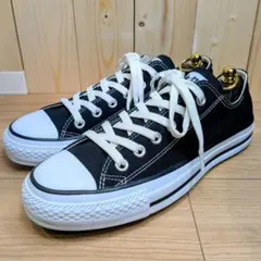 【未使用級】コンバース オールスター OX ブラック 25.5cm M9166