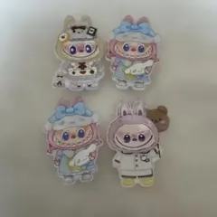 ラブブ　ヘアピン 4個セット