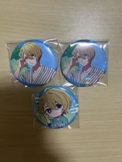 推しの子　極楽湯　ホログラム　缶バッジ　星野アクア