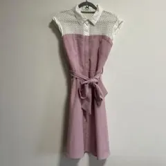 シュープリームララ　シャツワンピース