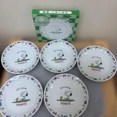 非売品　SNOOPY 絵皿　スープ皿　カレー皿　5枚セット