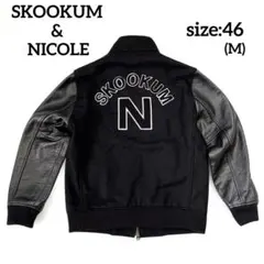 SKOOKUM スタジャン ブラック M SKOOKUM（スクーカム） スタジャン M ブラック メンズ : ZOZOTOWN