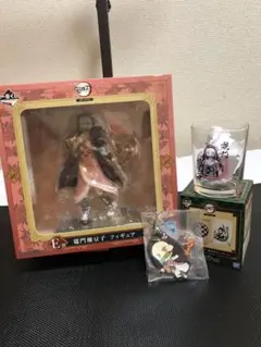 鬼滅 1番くじ 無限列車 ねずこ セット フィギュア グラス  ラバーストラップ