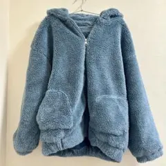 ボアパーカー　ボアジャケット　モコモコアウター