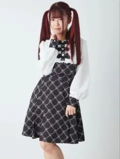 Ank Rouge セットアップ風 モノグラムワンピースのサムネイル