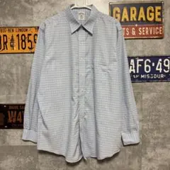 K*!様 ブルックスブラザーズ シャツ 水色 チェック REGENT 古着 L